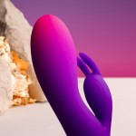 ROCKS-OFF - GLO-GIRL VIBRATEUR LAPIN VIOLET